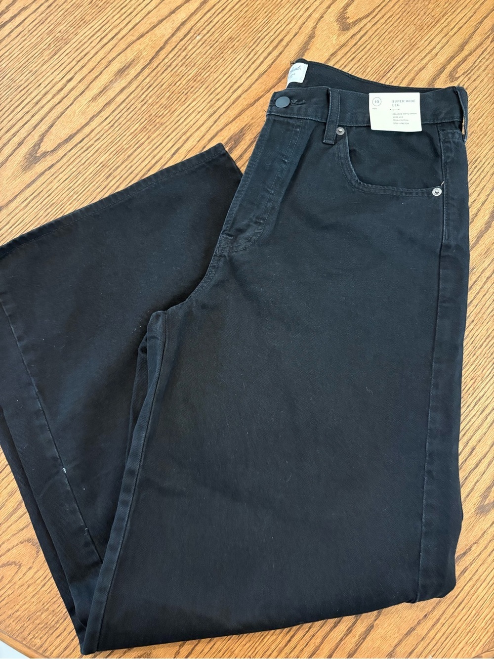 Universal Thread Men's Black Straight Jeans